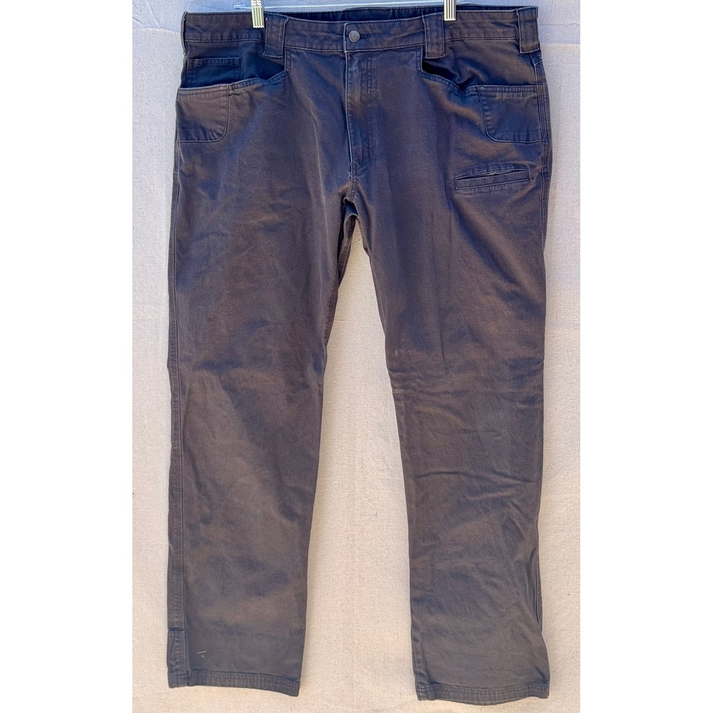 Noble Outfitters Mens Canvas Work Pants Gray Utility Trousers 42x34 18425-005409